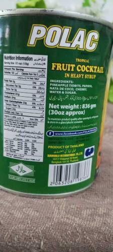 POLAC BRAND® TROPICAL FRUIT COCKTAIL IN HEAVY SYRUP