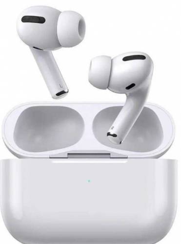 Air pro Tws Earbuds with charger cable white colour