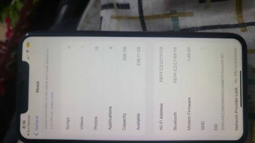 Iphone 11 pro max factory unlock non pta 256 gb exchange possible 