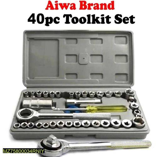 40 pcs socket wrench set tool kit 