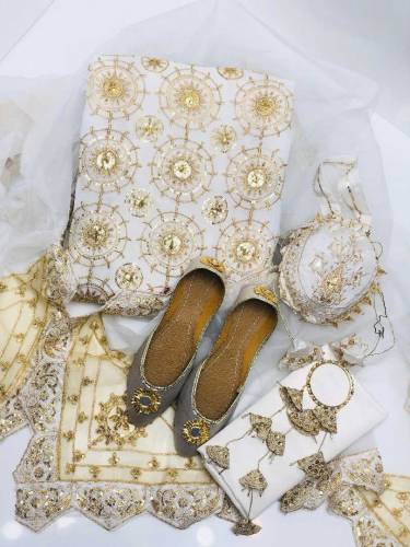Multani Fancy Dress. 6. Pc Same Matching Dress 