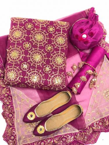 Multani Fancy Dress. 6. Pc Same Matching Dress 