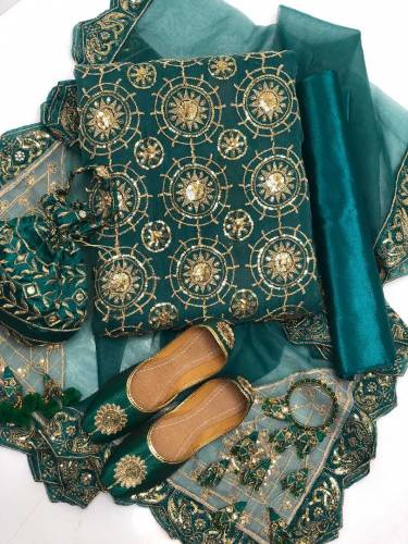 Multani Fancy Dress. 6. Pc Same Matching Dress 
