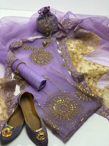Fancy 6 Pc Same Matching Dress 