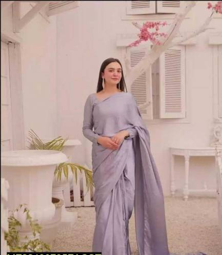 simple and casual saree