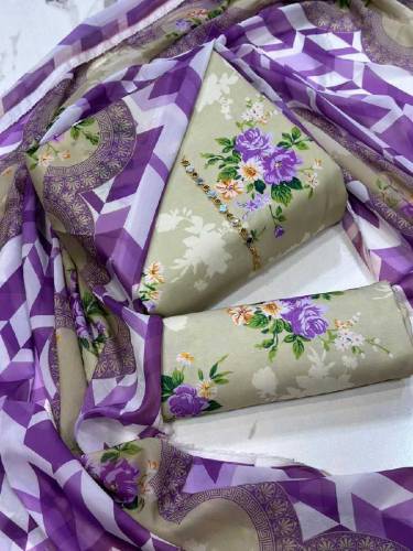 floral digital printed 