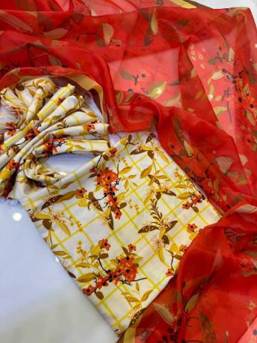 floral digital printed 