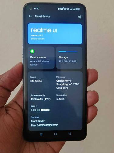 Realme Gt Master Edition 