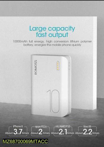 portable 10000 man power bank