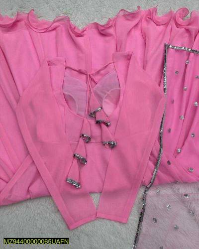 shiffon Maxy 3pc 30%Off free delivery All Pakistan 