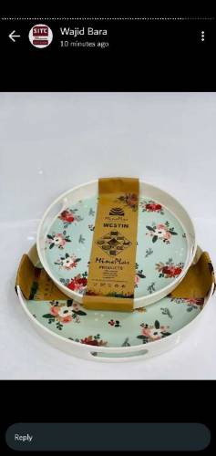 Tray set 