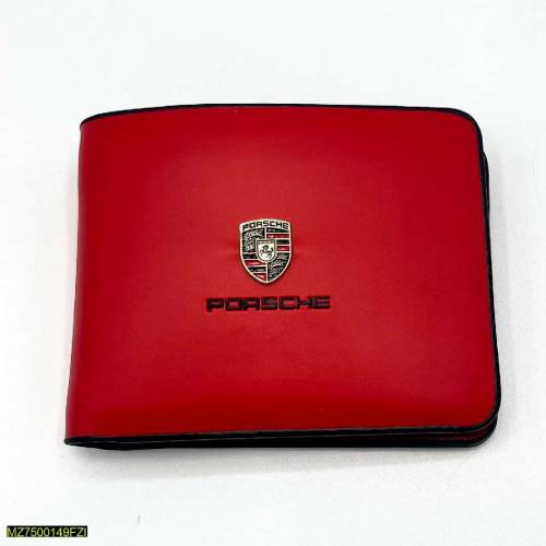 Men's Leather Plain Bifold Wallet