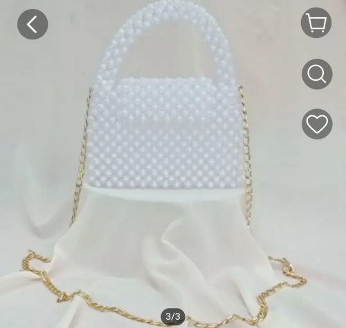 Sparkling Crystal Bead Bag - Handcrafted with Love 