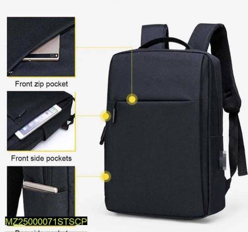 casual bagpack , black