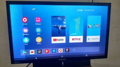 Samsung led ips display 25 inch HDMI port and dell speaker built in