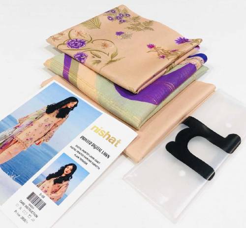 3 PC Nishat linen guaranteed fabric return acceptable free delivery