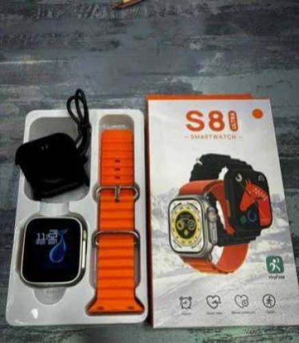 S8 ultra smart watch , orange