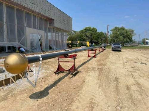 Pakistan flag poles, light poles ,street light poles