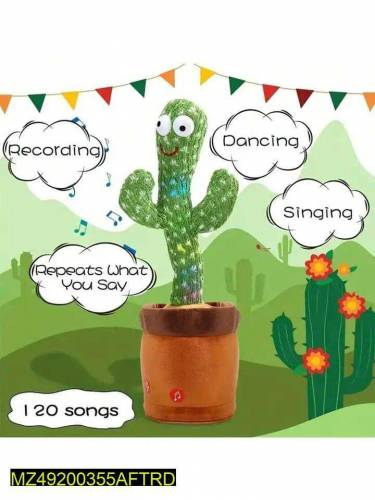 dabcing cactus plush