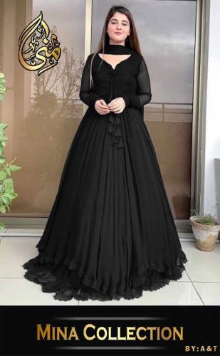fabric chiffon 3 piece maxi