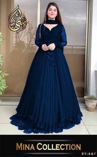 fabric chiffon 3 piece maxi