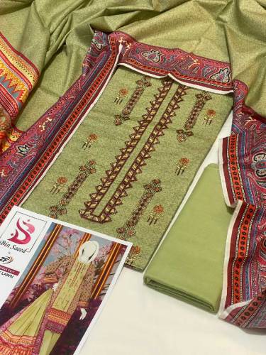 Bin Saeed Luxury Embroidered 3pc Collection