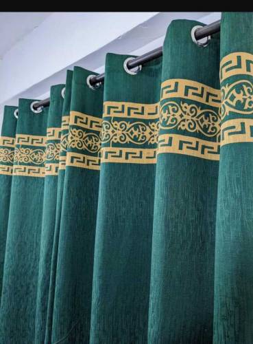 1piece jacquard self motif curtain