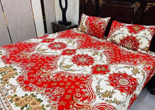 Cotton Printed Double Bedsheet