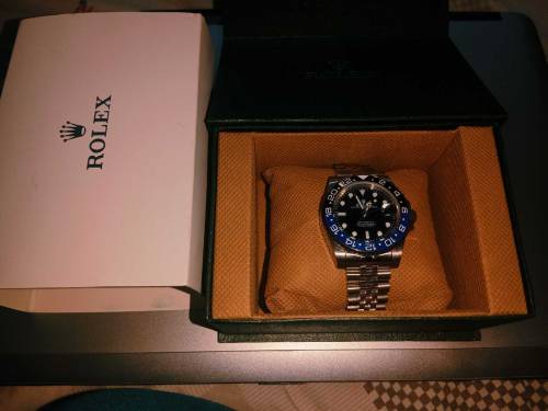 Rolex gmt master 2  2024 batman swiss factory made 18 karate