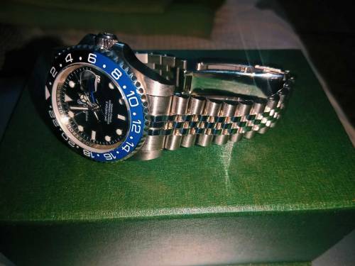 Rolex gmt master 2  2024 batman swiss factory made 18 karate