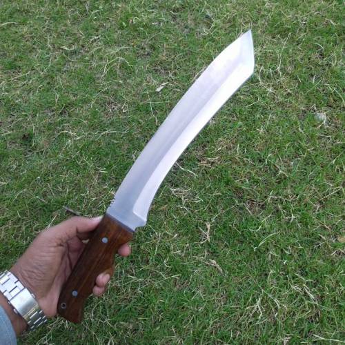 Tanto knive Steele Wood Handle.Full Tang with Leather Caver