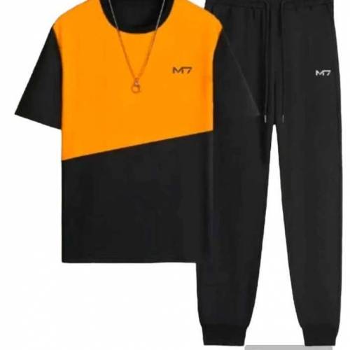 2 pcs mens stiched polyester track suit