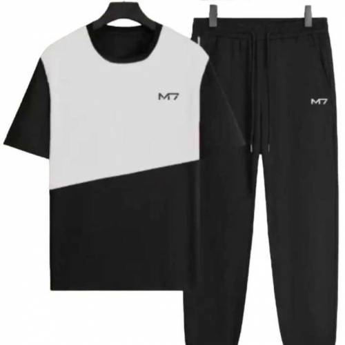 2 pcs mens stiched polyester track suit