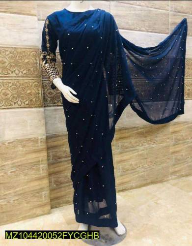 •  Fabric: Shamoz Silk•  Pattern: Zari Embroidered•  Available Sizes: 