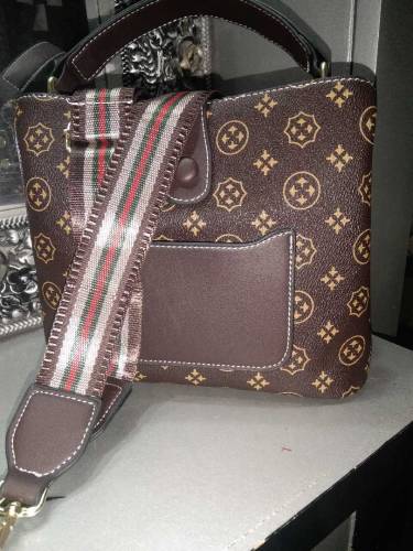 brand handbag leather 