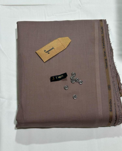 Men's Unstitched Wash n Wear Plain Suit.