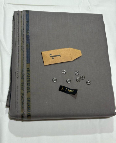 Men's Unstitched Wash n Wear Plain Suit.