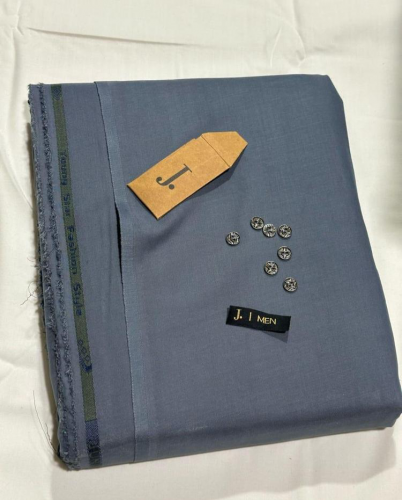Men's Unstitched Wash n Wear Plain Suit.