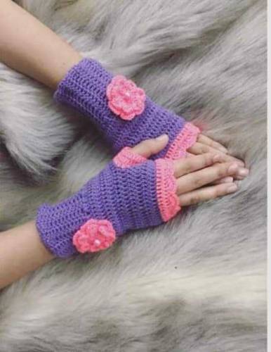 crochet gloves pattern