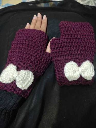 crochet gloves pattern