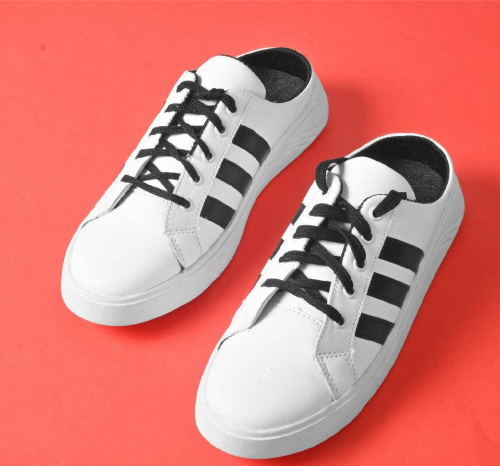 black camel low cut open back sneakers white  Free delivery 🚚