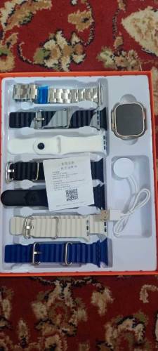ultra 7 smart watch, discount price with 7 strips  for only 4200