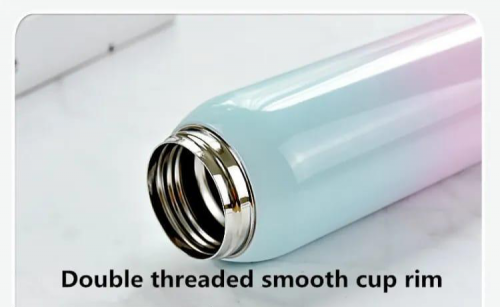 Thermos Gradient Water Bottle Temperature Display Vacuum Flasks 