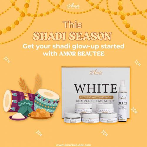 amor intensive whitening facial kit