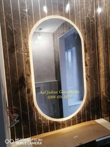 Glass Shower Cabin / Glass Partitions / Glass Design Mirror LED