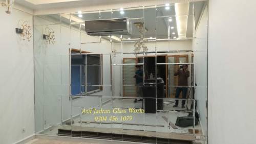 Glass Shower Cabin / Glass Partitions / Glass Design Mirror LED