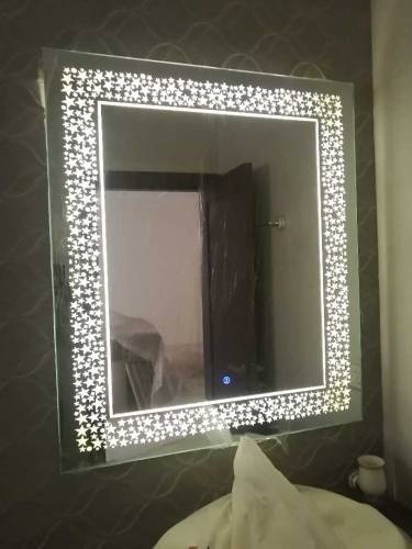 Looking Mirror LED Touch Light  / Glass Design Mirror / Glass Cabins