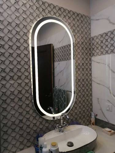 Looking Mirror LED Touch Light  / Glass Design Mirror / Glass Cabins