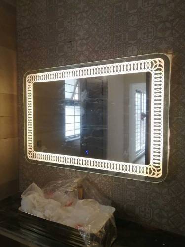 Looking Mirror LED Touch Light  / Glass Design Mirror / Glass Cabins