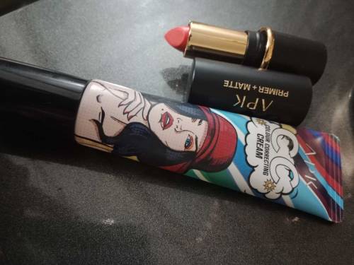 CC cream and lipstick 